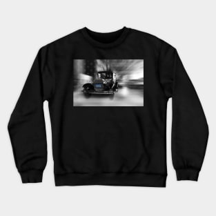 1928 Ford Model A, black and white Crewneck Sweatshirt